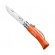 Нож складной Opinel Tradition Trekking №07, 8 см, нерж. сталь, рукоять граб, оранжевый - фото № 2