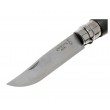 Нож складной Opinel Tradition Trekking №08, 8,5 см, нерж. сталь, рукоять граб, черный - фото № 4