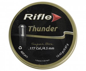 Пули Rifle Thunder 4,5 мм, 0,87 г (400 штук)