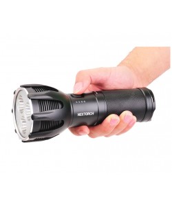 Фонарь поисковый NexTORCH SAINT TORCH 30V2.0, 3 диода, 8000 люмен, 10400 мАч, функция Power Bank, сумка