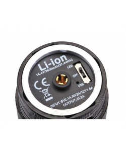 Фонарь поисковый NexTORCH SAINT TORCH 30V2.0, 3 диода, 8000 люмен, 10400 мАч, функция Power Bank, сумка