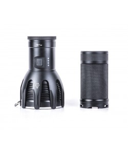 Фонарь поисковый NexTORCH SAINT TORCH 30V2.0, 3 диода, 8000 люмен, 10400 мАч, функция Power Bank, сумка