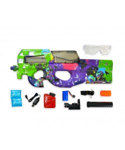 Пистолет-пулемет бластер AngryBall P90 Skulls