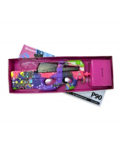 Пистолет-пулемет бластер AngryBall P90 Skulls