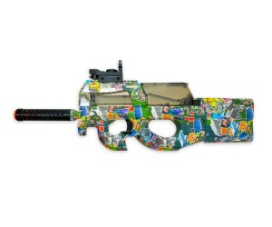 Пистолет-пулемет бластер AngryBall P90 Minecraft