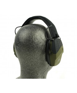 Наушники активные ShotTime 30 BT, NRR 22dB, оголовье ткань, амбушюры поролон., Bluetooth (зеленые)