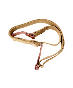 Ремень оружейный для АК на кожаных шлевках AS-SL0020 (Tan)