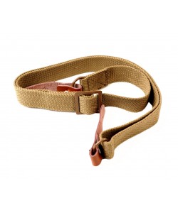 Ремень оружейный для АК на кожаных шлевках AS-SL0020 (Tan)