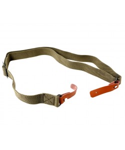 Ремень оружейный для АК на кожаных шлевках AS-SL0020 (Olive)
