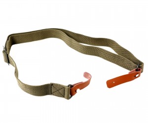 Ремень оружейный для АК на кожаных шлевках AS-SL0020 (Olive)