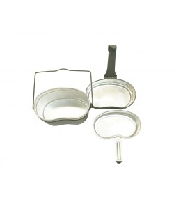 Котелок армейский серый 1,3 л (ГДР) с подкотельником, оригинал