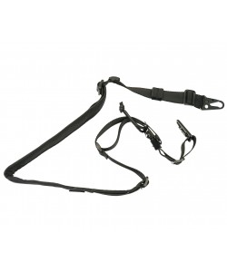 Ремень оружейный двухточечный RealArm «Премиум», кордура (черный)