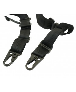 Ремень оружейный двухточечный RealArm «Премиум», кордура (черный)