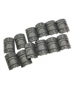 Резиновые накладки RealArm закрытого типа, 45 мм (12 штук)