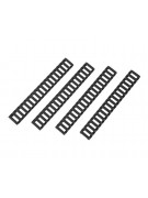 Резиновые накладки RealArm открытого типа, 175 мм (4 шт.)