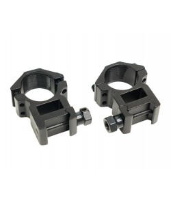 Кольца 25,4 мм Discovery на Weaver (высокие, в пластиковом кейсе)