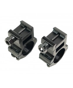 Кольца 25,4 мм Discovery на Weaver (высокие, в пластиковом кейсе)