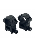 Кольца 25,4 мм Discovery на Weaver (высокие, в пластиковом кейсе)