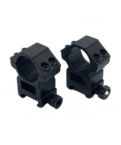 Кольца 25,4 мм Discovery на Weaver (высокие, в пластиковом кейсе)