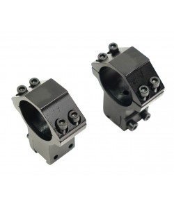 Кольца 30 мм Discovery на «ласточкин хвост» (высокие, в пластиковом кейсе)