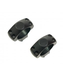 Кольца 25,4 мм RealArm на «ласточкин хвост» (низкие, стальные)