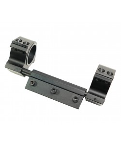 Кронштейн-моноблок 25/30 мм RealArm на Weaver (высокий, компенсатор отдачи)