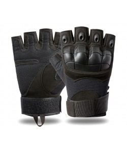 Перчатки тактические RealArm Z902 без пальцев (черные)