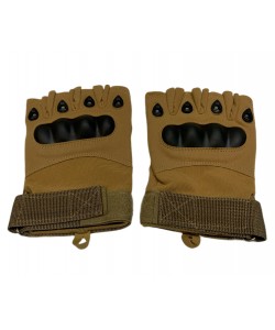Перчатки тактические RealArm Z903 без пальцев (песочные)