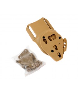 Набор адаптеров для подвеса пластиковых кобур и ножен на ремни и molle (Tan)