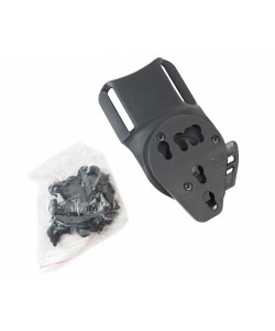 Набор адаптеров для подвеса пластиковых кобур и ножен на ремни и molle (Black)