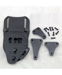 Набор адаптеров для подвеса пластиковых кобур и ножен на ремни и molle (Black)