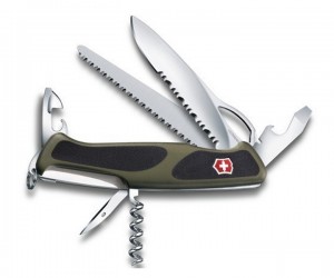 Нож складной Victorinox RangerGrip 179 0.9563.MWC4 (130 мм, зеленый с черным)