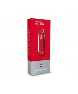 Нож-брелок Victorinox Classic Alox 0.6221.201G ”Sweet Berry” (58 мм, красный)