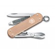Нож-брелок Victorinox Classic Alox 0.6221.202G ”Fresh Peach” (58 мм, бежевый) - фото № 1