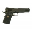 Страйкбольный пистолет WE Colt M1911A1 M.E.U. Rail Black (WE-E008B-BK) - фото № 2