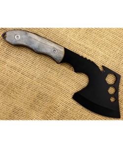 Топор туристический «Рубака» TR-205, дерев. рукоять (стропорез, чехол) черный