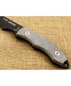 Топор туристический «Рубака» TR-205, дерев. рукоять (стропорез, чехол) черный