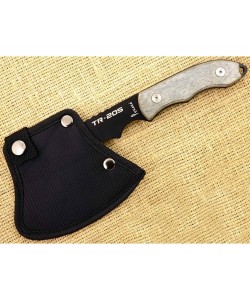 Топор туристический «Рубака» TR-205, дерев. рукоять (стропорез, чехол) черный