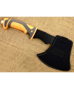 Топор туристический «Рубака» TR-209 (стропорез, чехол) черный