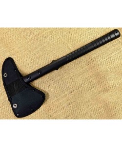 Топор туристический «Рубака» TR-211 (томогавк, кирка, чехол) черный