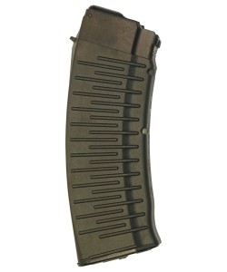 Магазин для автомата АК-74/74М/АК-105 (кал. 5,45x39) 30 патронов, вафля, черный пластик