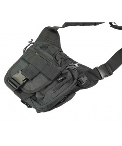 Сумка наплечная AS-BS0017 Tactical Utility Side Shoulder Carrier (Black)