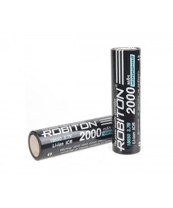 Аккумулятор Robiton 2000 mAh Li-ion 18650 (2 шт.)