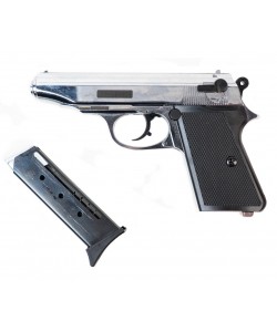 Сигнальный пистолет PP-S KURS (Walther PP) кал. 5,5 мм под 10ТК, хром