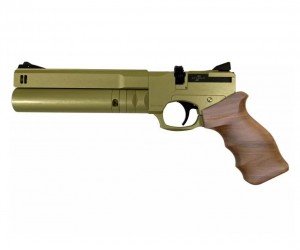 Пневматический пистолет Ataman AP16 Compact 511 (орех, PCP) Desert 5,5 мм