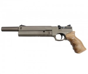 Пневматический пистолет Ataman AP16 Compact 511 (орех, PCP) Titanium 5,5 мм