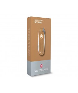 Нож-брелок Victorinox Classic Alox SD Colors 0.6221.255G Wet Sand (58 мм, коричневый)