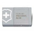 Нож-брелок Victorinox Classic Precious Alox 0.6221.4031G Infinite Grey (58 мм, серый) - фото № 4