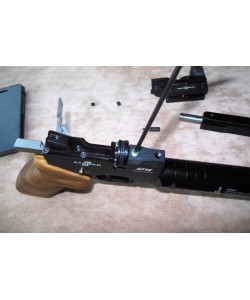 Пневматический пистолет Ataman AP16 Compact 411 (орех, PCP) Desert 4,5 мм