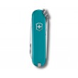 Нож-брелок Victorinox Classic SD Colors 0.6223.23G Mountain Lake (58 мм, бирюзовый) - фото № 2